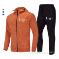 Workout sublimation ardcháilíochta zip suas hoodie